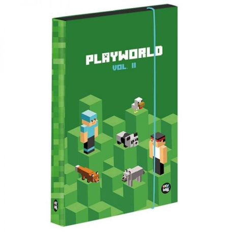 PlayWorld füzetbox - A4 - zöld