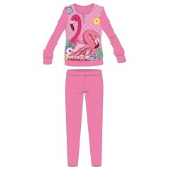 Flamingó téli vastag gyerek pizsama - pamut flanel pizsama