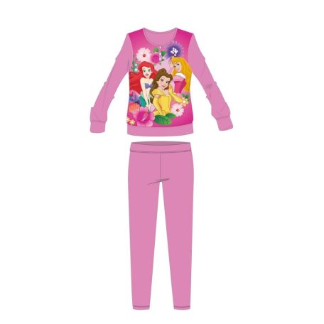 Disney Hercegnők téli vastag gyerek pizsama - pamut flanel pizsama