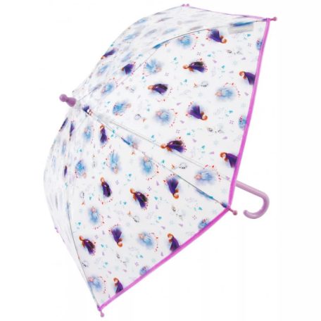 Disney Jégvarázs gyerek átlátszó félautomata esernyő  Ø74 cm 
