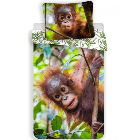 Orangutan, majom ágyneműhuzat 140×200cm, 70×90 cm