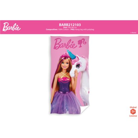 Barbie fürdőlepedő