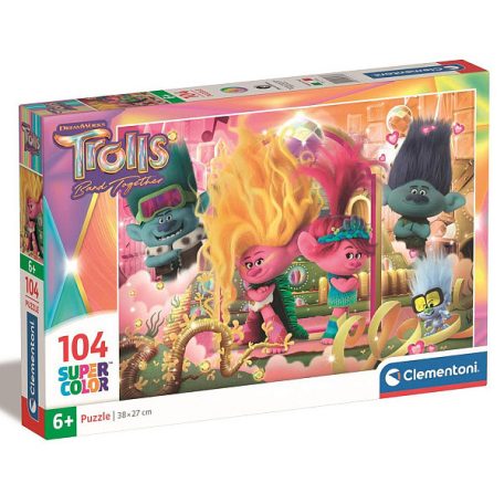 Trollok 3 puzzle 104 db-os – Clementoni Supercolor