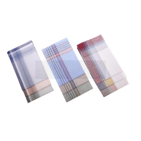  Zsebkendő szett világos színek - 6 db/csomag